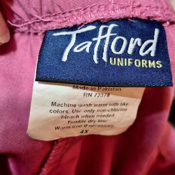 Womens Tafford Scrub Pants 4X Pink Purple Medical Pockets Lot Of 2 Uniform‎ Work - Picture 15 of 16